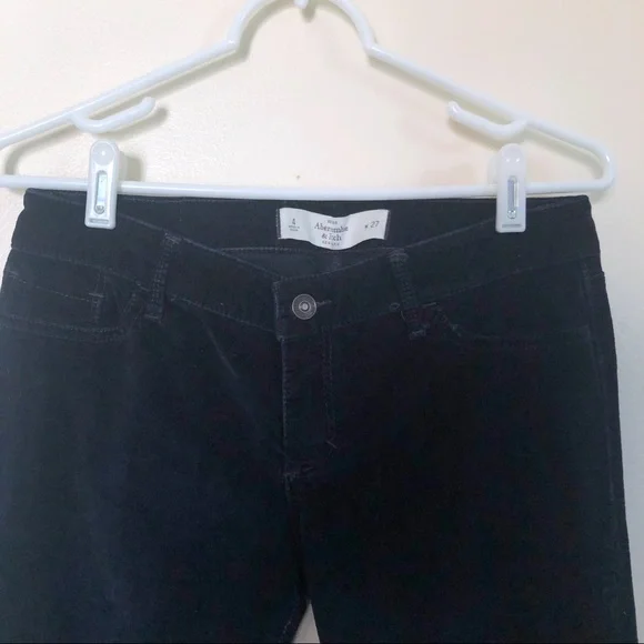 abercrombie & fitch | navy velveteen pants 4 - Picture 3 of 5